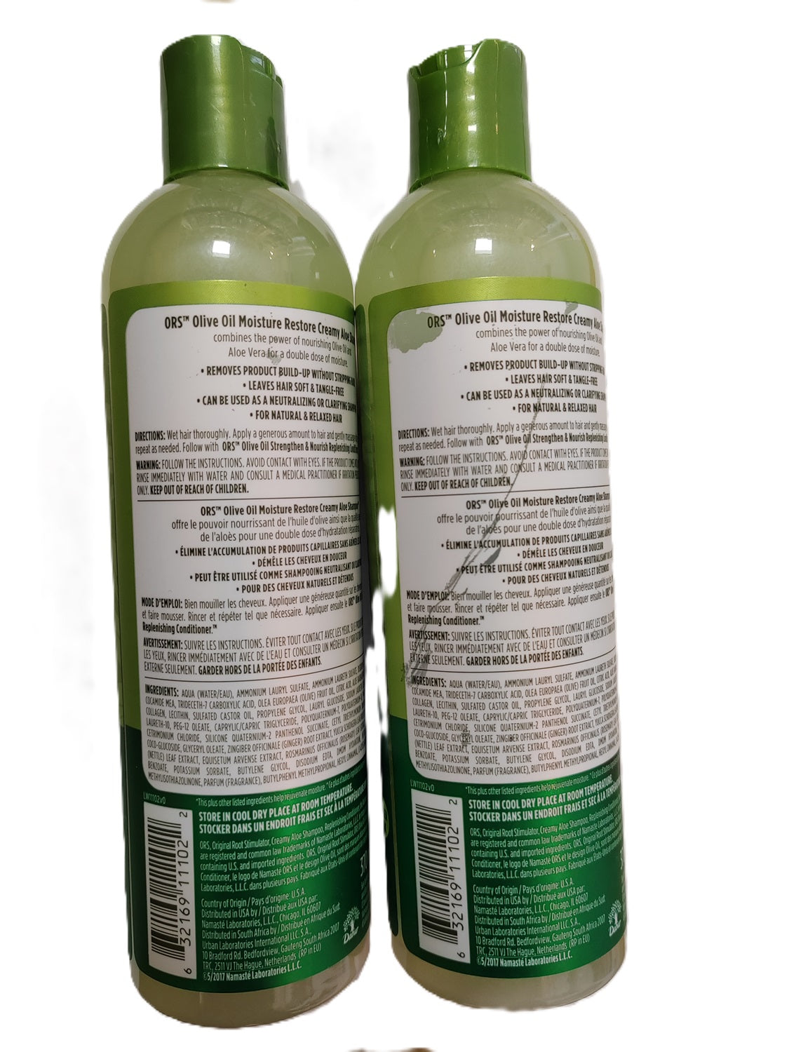 Olive Oil Shampoo, Organic Root Stimulator 2Lots