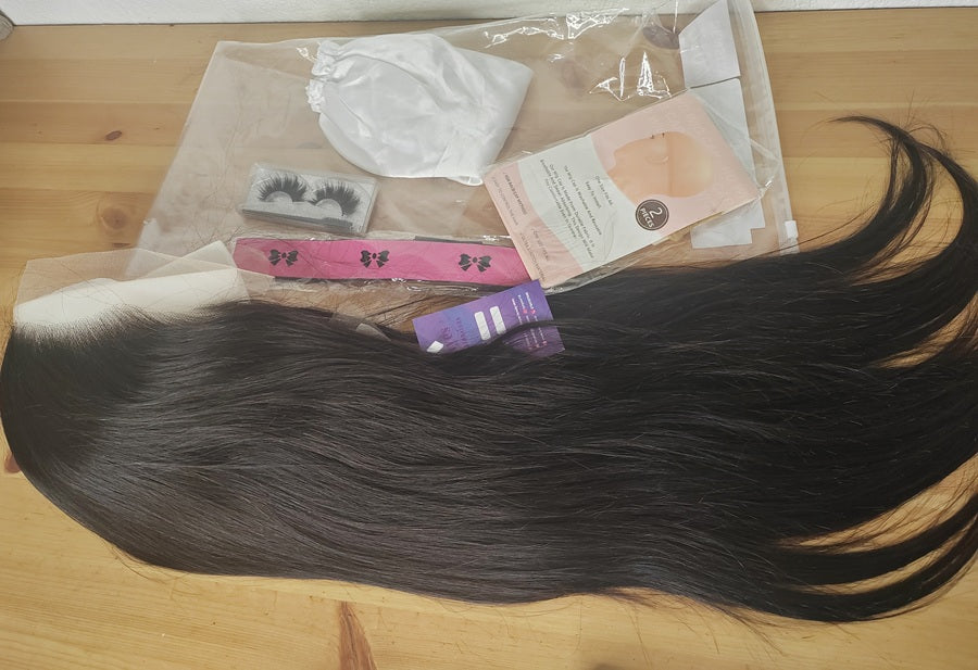 Perruque Cheveux Humains, Perruque Femme, Natural Hair Wig Straight hair 13x4 Frontal