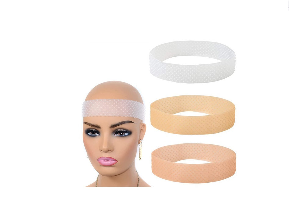 Silicone Wig Band To Hold Wigs Transparent Wig Grip Headband Elastic Soft Wig Install Accessories