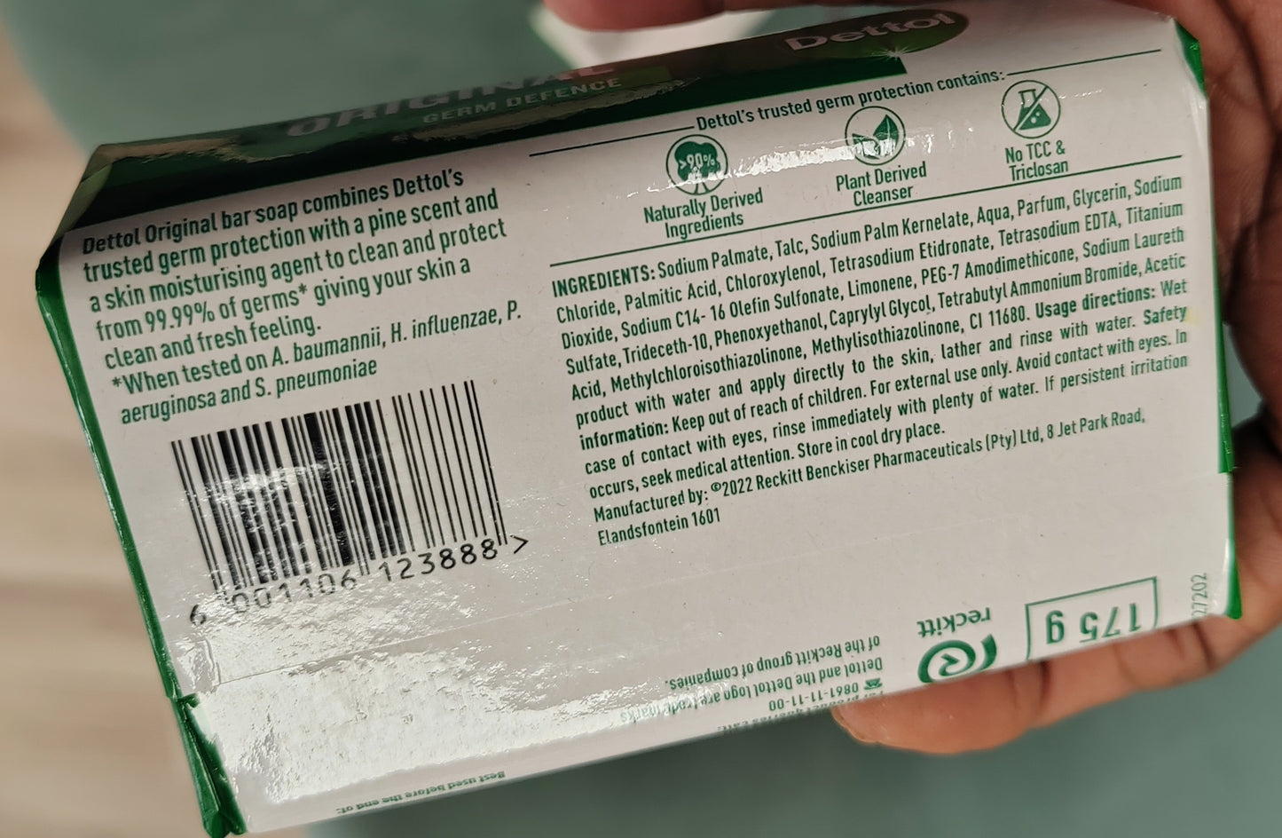 Dettol Savon Paquet Double  175g